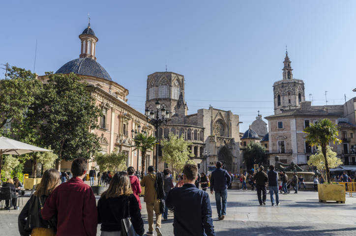 75 - Valencia - plaza de la Virgen
